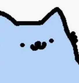 nubcat, a small blue cat